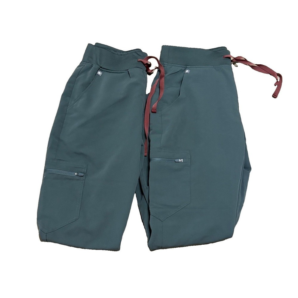 Figs Lot Of 2 Womens S Zamora Scrub Joggers Bonsai Green Medical Healthcare